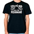 Miniatyrbild 2 av 2: Pizzabagare T-shirt  - Lita på mig jag är pizzabagare Black XL