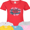 Miniatyrbild 6 av 8: Mormor t-shirt - flera färger - Blom Grå T-shirt - Medium