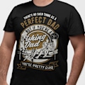Miniatyrbild 1 av 4: T-shirt med Fiske pappa design - Perfect fishing dad XL