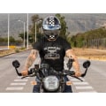 Miniatyrbild 4 av 5: Svart t-shirt med Jag snarkar inte, kör motorcykel tryck Black XL