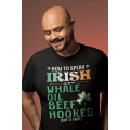 Miniatyrbild 3 av 3: How to speak Irish t-shirt Rolig design St Patrick L