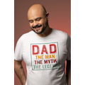 Pikkukuva 4 / 4: Vit pappa t-shirt . Man Myth Legend Dad S