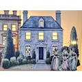 Miniatyrbild 7 av 9: Jane Austen  byscen i miniatyr för hylla Lägg till LED-lampor för att ge liv