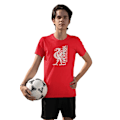 Miniatyrbild 9 av 9: Liverpool röd T-shirt med Liverbird You'll never walk alone M