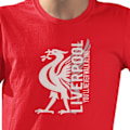 Miniatyrbild 4 av 9: Liverpool röd T-shirt med Liverbird You'll never walk alone XL