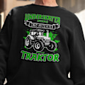 Miniatyrbild 1 av 3: Splash traktor Sweatshirt - Underskatta aldrig en gubbe M
