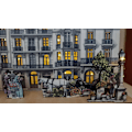 Pikkukuva 4 / 6: European Townhouse Miniature Scene - perfekt för LED-ljusbelysta fönster