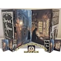 Miniatyrbild 6 av 7: Sherlock Holmes Glow Book Scene 3D-bokkonst, hyllbelyst display för led-lampor,