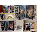 Miniatyrbild 4 av 7: Sherlock Holmes Glow Book Scene 3D-bokkonst, hyllbelyst display för led-lampor,