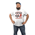 Miniatyrbild 3 av 3: Vit pappa t-shirt . Not a step dad , dad that stepped up XL