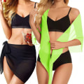 Pikkukuva 7 / 10: Sifonki Swimsuit Beach Lyhyt cover VILLA purple