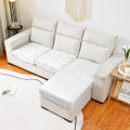 Miniatyrbilde 7 av 10: Elastiske putetrekk Sofa Sete Sliptrekk GRÅ 2 Grey 2 Seaters-2 Seaters