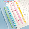 Miniatyrbillede 7 af 10: 10 stk. Indbindingsclips Strip Løsbladsklips FARVE 2 FARVE 2 Color 2