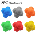 Miniatyrbillede 2 af 8: Hexagonal Ball Training Reaction Ball Uregelmæssig retningsbold Color Random