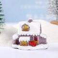 Miniatyrbillede 6 af 10: 5 STK juledekoration miniaturer ornamenter E E E