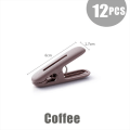 Miniatyrbilde 1 av 10: Plasttetningsklemme Lufttørkeklemme KAFFE-12 STK KAFFE-12 STK Coffee-12pcs