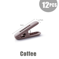 Miniatyrbillede 1 af 10: Plastforseglingsklemme Lufttørreklemme KAFFE-12 STK KAFFE-12 STK Coffee-12pcs