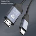 Miniatyrbillede 8 af 9: Type-C til HDMI-adapterkabel 4K HD-kabel
