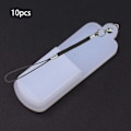 Miniatyrbillede 1 af 10: 10 Stk U Disk Opbevaring Case U Disk Cover TRANSPARENT transparent