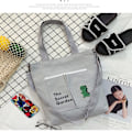 Miniatyrbillede 1 af 10: Student Tutorial Taske Totes Shopper Tasker GRÅ Grey