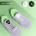 Miniatyrbillede 7 af 10: Automatisk Buckle Rope No Tie Shoe Snørebånd HVID SORT PRIKKER HVID White black dots