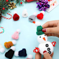 Miniatyrbillede 10 af 10: 20stk Julehatte Dukkehatte SORT Black