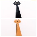 Miniatyrbild 6 av 7: 5ST Cat Shape Linjal Djur Rak Linjal SVART Black
