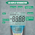 Miniatyrbillede 3 af 10: Manometer Digital Differential Manometer Digitalt lufttryk