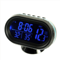 Miniatyrbillede 1 af 9: Digitalt voltmeter Biltemperaturur BLÅ blue