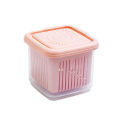 Miniatyrbild 9 av 9: Mini Kylskåp Organizer Kylskåp Förvaringsbox VIT 660ML 660ML white 660ml-660ml