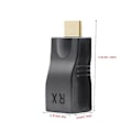 Miniatyrbillede 2 af 10: 2 Stk Ethernet-kabel til HDMI HDMI-forlænger SORT Black