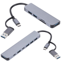 Miniatyrbild 8 av 8: USB C Hub USB 3.0 Type-C Splitter 7 IN 2 7 IN 2 7 in 2