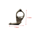 Miniatyrbillede 2 af 9: Finger Ring Lommelygter Holder SORT Black