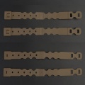 Miniatyrbild 5 av 10: 2st Tactical Molle System Malice Clips GRÅ 26CM Grey 26cm