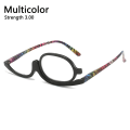 Miniatyrbilde 1 av 10: Roterende sminke Lesebriller Sammenleggbare briller MULTICOLOR Multicolor Strength 3.00-Strength 3.00