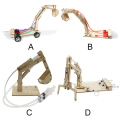 Miniatyrbilde 2 av 10: Gravemaskin Kjøretøyleker Hydraulisk gravemaskin modell C C C