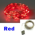 Miniatyrbild 1 av 10: 5M LED String Lights Koppar Silver 4 4 4