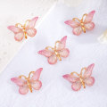 Miniatyrbilde 1 av 9: 10 STK Butterfly Hair Clip Andnebb Clip ROSA pink