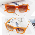 Miniatyrbillede 9 af 10: Cat Eye Solbriller Firkantede Solbriller SORT LEOPARD SORT Black Leopard