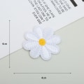 Miniatyrbilde 4 av 10: 40 STK Flower Brodered Patches Brodery Pads RØD red