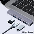 Miniatyrbilde 9 av 10: Usb Hub Type-C Splitter TYPE-C HUB TYPE-C HUB Type-C HUB
