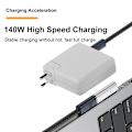 Miniatyrbild 6 av 10: Typ-C hona till Magsafe 3 omvandlare USB-C magnetisk adapter Side Bend