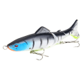 Miniatyrbillede 8 af 10: Multi Section Fiskelokke Minnow Bait 1 1 1