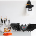 Pikkukuva 5 / 10: 2kpl Halloween paperilepakko riippuvat kurpitsahatun riipus C C C