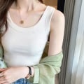 Miniatyrbild 10 av 10: Dam Camisole Slim Linne VIT white