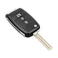 Miniatyrbillede 10 af 10: Fjernbetjeningsnøglekasse Bilnøgleskal 3 KNAPPER HYN14 3 KNAPPER 3 Buttons HYN14