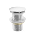Miniatyrbillede 1 af 10: Vask Afløb Affaldsprop Håndvask Affaldsprop Afløbsrør SØLV NR silver no hole-no hole