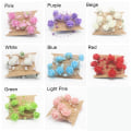 Miniatyrbilde 2 av 10: 2 STK Kunstige perler Perler Kjede Rose Blomster Garlands GRØNN green