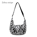 Miniatyrbilde 1 av 10: Skuldervesker Messenger Bag ZEBRA-STRIPE ZEBRA-STRIPE zebra-stripe