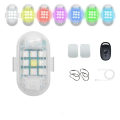 Miniatyrbilde 3 av 10: 7 farger LED Strobelys Flylys FJERNKONTROLL FJERNKONTROLL Remote control